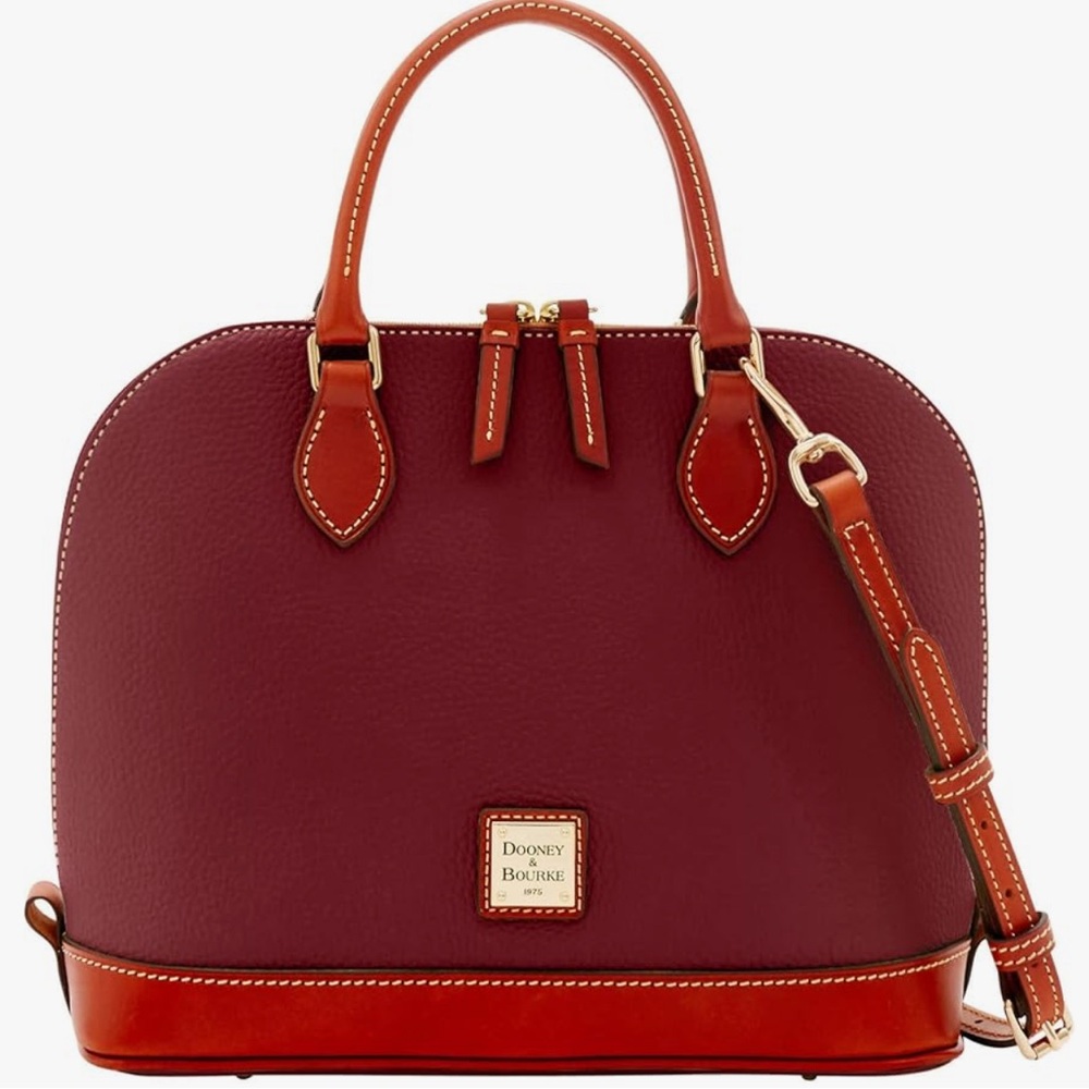 Dooney and Bourke Zip Zip Satchel (Pebble Leather)